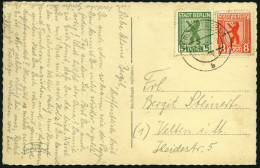 BERLIN UND BRANDENBURG 3AXIII BRIEF, 1945, 8 Pf. Orangerot, Gezähnt, Mit Abart Großer Fleck Rechts In Und Neben Linker 8 - Sonstige & Ohne Zuordnung