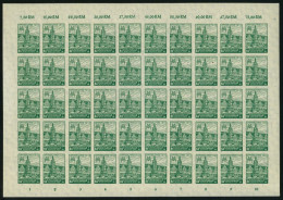 WEST-SACHSEN 162-65BY , Leipziger Messe, Ungezähnt, Wz. Y, Im Kompletten Bogensatz (50), Pracht, R!, Mi. (ohne Abarten): - Andere & Zonder Classificatie