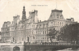 FRANCE - Paris - Hôtel De Ville - Carte Postale Ancienne - Andere Monumenten, Gebouwen