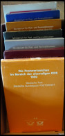 JAHRESZUSAMMENSTELLUNGEN J 1-7 , 1984-90, Alle 7 Jahreszusammenstellungen Komplett, Einige Schuber Etwas Angestoßen, Abe - Autres & Non Classés