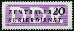 DIENSTMARKEN B D 7XII , 1956, 20 Pf. Wz. 2XII, Pracht, Gepr. Weigelt, Mi. 180.- - Andere & Zonder Classificatie