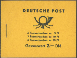 ZUSAMMENDRUCKE MH 1a 4.1 , 1955, Markenheftchen Fünfjahresplan Pohli. Die Vollendete Hautpflege, Postfrisch, Pracht, Mi. - Zusammendrucke