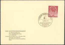 BERLIN 71 BRIEF, 1950, 20 Pf. ERP Auf Amtlichem FDC, Pracht, Mi. 140.- - Other & Unclassified