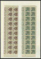 ENGROS 242-49 Paar , 1964/5, Bauten, 10 Waagerechte Paare Im Bogenteil Vom Oberrand!, Pracht, Mi. 650.- - Collections