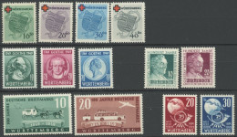 WÜRTTEMBERG 40-52 , 1949, 5 Prachtsätze, Falzrest, Mi. 119.- - Altri & Non Classificati