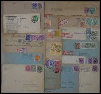 AMERIK. U. BRITISCHE ZONE SLG. 1945/6 Kleines Lot Von 17 Verschiedenen Belegen AM-POST, Etwas Unterschiedlich - Other & Unclassified