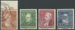 BUNDESREPUBLIK 156-59 O, 1952, Helfer Der Menschheit III, Prachtsatz, Mi. 100.- - Other & Unclassified