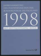 JAHRESSAMMLUNGEN Js 6 BrfStk, 1998, Jahressammlung, Pracht, Mi. 130.- - Altri & Non Classificati