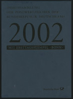 JAHRESSAMMLUNGEN Js 10 BrfStk, 2002, Jahressammlung, Pracht, Mi. 130.- - Andere & Zonder Classificatie