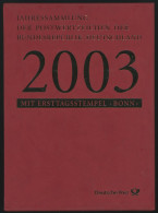 JAHRESSAMMLUNGEN Js 11 BrfStk, 2003, Jahressammlung, Pracht, Mi. 140.- - Otros & Sin Clasificación