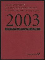 JAHRESSAMMLUNGEN Js 11 BrfStk, 2003, Jahressammlung, Pracht, Mi. 140.- - Altri & Non Classificati