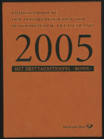 JAHRESSAMMLUNGEN Js 13 BrfStk, 2005, Jahressammlung, Pracht, Mi. 140.- - Andere & Zonder Classificatie