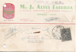 Portugal , 1955 , M.J. ALVES FARDILHA , FICOR ,  Cortegaça , Commercial Postcard , Ambulância Norte III Postmark - Portogallo
