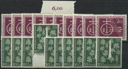 ENGROS 216,220 , 1955, Lechfeld Und Stifter, Je 10x, Pracht, Mi. 145.- - Nuevos