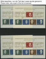 LOTS Bl. , 1959-86, Partie Blocks, U.a. Bl. 2 (23x), Bl. 3 (13x) Etc., Nur Prachterhaltung, Mi. 1400.- - Sonstige & Ohne Zuordnung