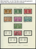 LOTS O, 1951-2008, Verschiedene, Fast Nur Zentrisch Gestempelte, Waagerechte Paare, U.a. Mit Mi.Nr. 355y Und 694-703, Pr - Otros & Sin Clasificación