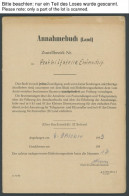 LOTS 1953, Annahmebuch (Land), Posthilfsstelle Emersdorf, 32 Seiten Komplett, Die Gebühr Wurde Nicht Wie üblich Mit Frei - Altri & Non Classificati