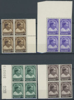 BELGIEN 434-42 VB , 1936, Tuberkulose In Randviererblocks, Postfrisch, Pracht, Mi. 115.20 - Sonstige & Ohne Zuordnung