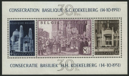 BELGIEN Bl. 24 , 1952, Block Kardinal Van Roey, Falzrest Im Rand, Marken Postfrisch, Pracht - Autres & Non Classés