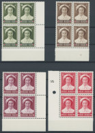 BELGIEN 961-66 VB , 1953, Hochzeit In Randviererblocks, Postfrisch, Pracht, Mi. 160.- - Sonstige & Ohne Zuordnung