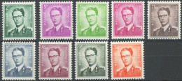 BELGIEN 1126-34x , 1958, König Baudouin, Postfrischer Prachtsatz, Mi. 700.- - Sonstige & Ohne Zuordnung