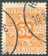 VERRECHNUNGSMARKEN V 6Y O, 1914, 30 Ø Orange, Wz. 2, Pracht, Mi. 120.- - Fiscale Zegels