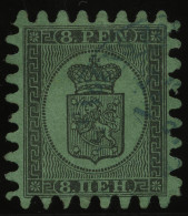 FINNLAND 6Bx O, 1866, 8 P. Schwarz Auf Grün, Praktisch Alle Zungen, Pracht - Andere & Zonder Classificatie