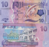Fidschi-Inseln Pick-Nr: 116a Bankfrisch 2013 10 Dollars - Fidji