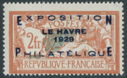 FRANKREICH 239 , 1929, 2 Fr. Le Havre, Winziger Falzrest, Pracht - Andere & Zonder Classificatie