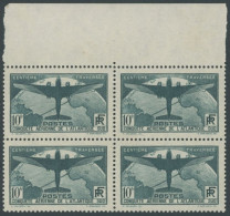 FRANKREICH 326/7 VB , 1936, Ozeanüberquerung In Randviererblocks, Pracht, Mi. (2600.-) - Sonstige & Ohne Zuordnung