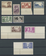 FRANKREICH 467-72,475-77 , 1940, 3 Postfrische Prachtsätze, Mi. 78.- - Otros & Sin Clasificación