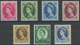 GROSSBRITANNIEN 291-98 , 1955/6, 8 P. - 1`6 SH. Elesabeth II, Wz. 21, Postfrisch, 7 Prachtwerte, Mi. 137.- - Otros & Sin Clasificación