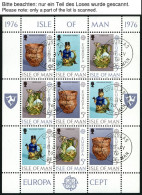 INSEL MAN KB O, 1976-90, Europa, Alle 15 Kleinbogensätze Komplett Mit Ersttagsstempeln, Pracht, Mi. 316.- - Man (Eiland)