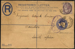 GROSSBRITANNIEN 65 BRIEF, 1901, 1 P. Königin Victoria Mit K2 ARMY POST OFFICE/A/WONDERFONTEIN Und Ovalem Zensurstempel A - Used Stamps