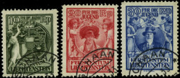 LIECHTENSTEIN 116-18 O, 1932, Jugendfürsorge, üblich Gezähnt, Prachtsatz, Mi. 160.- - Altri & Non Classificati