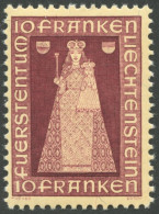 LIECHTENSTEIN 197 , 1941, 10 Fr. Madonna, Postfrisch, Pracht, Mi. 110.- - Sonstige & Ohne Zuordnung