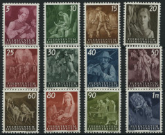 LIECHTENSTEIN 289-300 , 1951, Landarbeit, Prachtsatz, Mi. 190.- - Altri & Non Classificati