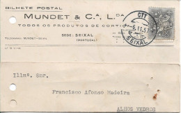 Portugal , 1957 , MUNDET & Cª Ldª , Cork Products ,  Seixal , Commercial Postcard - Portogallo