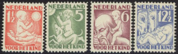 NIEDERLANDE 236-39A , 1930, Die Vier Jahreszeiten, Gezähnt K 121/2, Postfrischer Prachtsatz, Mi. 65.- - Andere & Zonder Classificatie