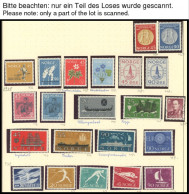 SAMMLUNGEN, LOTS 438-1008 , 1960-1988, Scheinbar Komplett Auf Seiten, Ohne Mi.Nr. 518, Prachterhaltung, Mi. 670.- - Collezioni