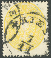 ÖSTERREICH BIS 1867 24 O, 1863, 2 Kr. Gelb, K1 TRIEST, Pracht, Mi. 130.- - Otros & Sin Clasificación