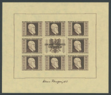 ÖSTERREICH 1945-1949 772-75B , 1946, Renner, Ungezähnt, Postfrischer Kleinbogensatz, Pracht, Mi. 2400.- - Sonstige & Ohne Zuordnung