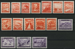 ÖSTERREICH 838-53 , 1947, Landschaften, Prachtsatz, Mi. 100.- - Gebruikt