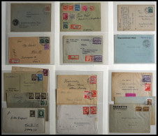 LOTS 1945-54, Kleine Partie Von 21 Verschiedenen Belegen, Meist Pracht - Colecciones