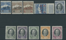 SAN MARINO 121-30 , 1926, Monte Titano Und Onofri, 2 Postfrische Prachtsätze, Mi. 85.- - Autres & Non Classés