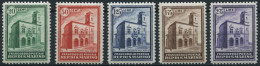 SAN MARINO 175-79 , 1932, Postgebäude, Falzrest, Prachtsatz - Autres & Non Classés