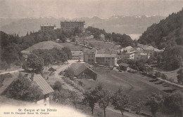 SUISSE - Saint-Cergue - Hôtels - Carte Postale Ancienne - Saint-Cergue