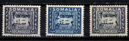 1950 - Italia - Somalia AFIS 1 X 2 + 2 Segnatasse    ------- - Somalie (AFIS)