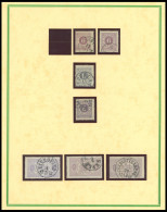 SAMMLUNGEN, LOTS O, 1872-89, Sauber Gestempelte Teilsammlung Aus Mi.Nr. 17-40 Und D 1-16, Meist Prachterhaltung, Mi. übe - Collections