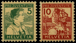 SCHWEIZ BUNDESPOST 128/9 , 1915, Pro Juventute, Postfrisch, Pracht, Mi. 260.- - Nuovi